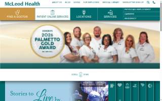 Mcleod Medical Park East website