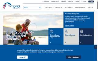 Covenant Health website