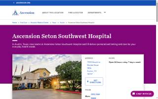 Ascension Seton Southwest Hospital website