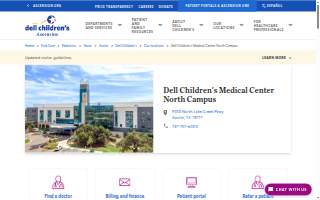 Dell Children's Medical Center North Campus website