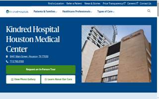 Kindred Hospital Houston Medical Center website
