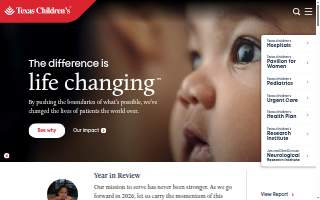 Texas Children's Hospital Clinical Care Center website