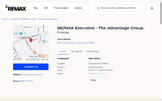 RE/MAX Advantage Group website