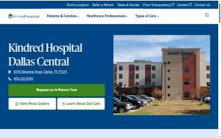 Kindred Hospital Dallas Central website