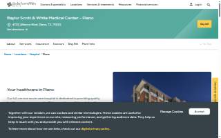 Baylor Scott & White Medical Center - Plano website