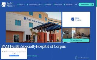 PAM Health Specialty Hospital of Corpus Christi Bayfront website