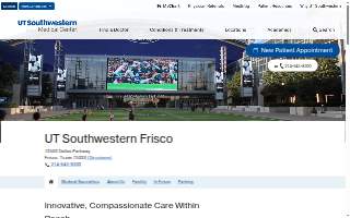 UT Southwestern Frisco website