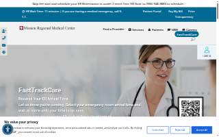 Mission Regional Medical Center website
