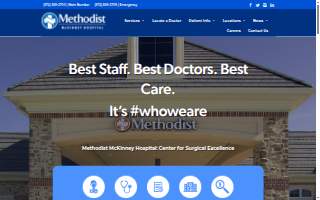 Methodist McKinney Hospital website
