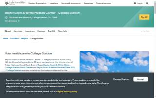 Baylor Scott & White Medical Center - College Station website