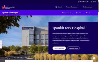 Intermountain Health Spanish Fork Hospital website