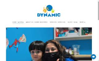 Dynamic Children Therapy Services website