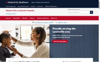 Medical City Lewisville website