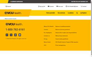 VCU Medical Center West Hospital website