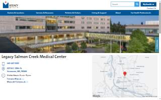 Legacy Salmon Creek Medical Center website