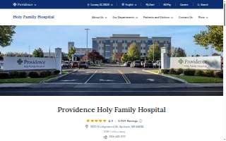 Providence Holy Family Hospital website