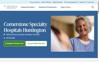 Cornerstone Specialty Hospitals Huntington website