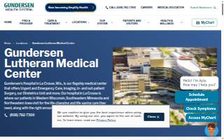 Gundersen Hospital website