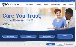 Crestwood Registration And Outpatient Center website
