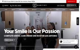 Z Dentist San Antonio website