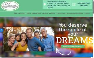 Northwoods Dental Spa website