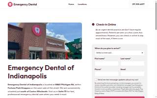 Emergency Dental website