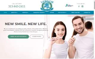 Vernor Dental Care website