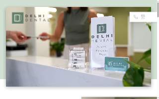 Delhi Dental website