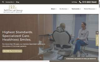 Bell Dental Group website