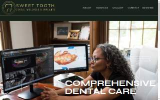 Sweet Tooth Dental Wellness & Implants website