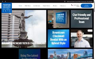 Fountain Square Dental Care website