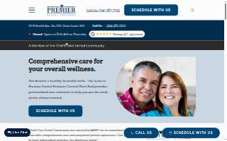 Premier Dental Partners Central West End website