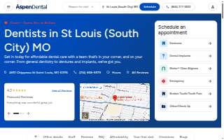 Aspen Dental - St Louis (South City) MO website