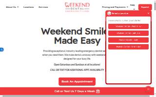 Weekend Dental Emergency Care - Salt Lake City website