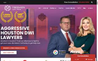 Thiessen Law Firm website