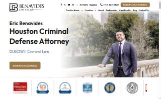 Benavides Law Group - Eric Benavides website
