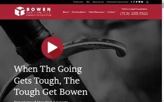 Bowen Law Firm, PLLC website