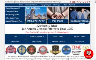 Dunham & Jones of San Antonio website