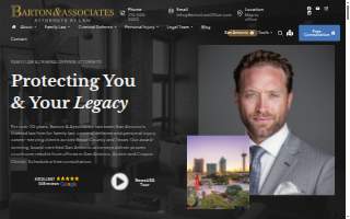 Barton & Associates, Attorneys at Law website