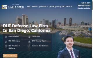 Law Offices of David A. Simon website