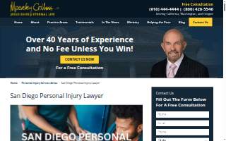 Moseley Collins Law of San Diego website