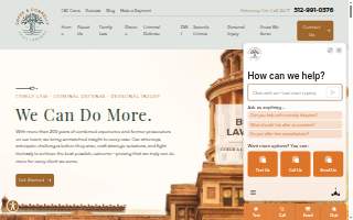 Cofer & Connelly - Austin Criminal Defense & Family Lawyer website