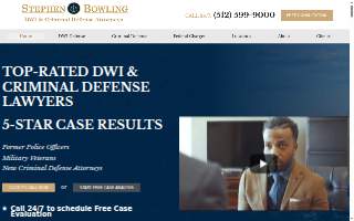 Stephen T Bowling, DWI & Criminal Defense Attorneys website