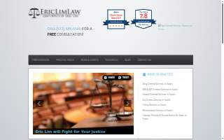 Eric W. Lim, Attorney at Law website