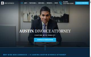 Law Office of Ben Carrasco: Austin Family Law & Divorce Lawyer website