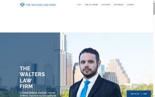 The Walters Law Firm website