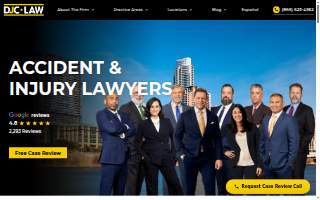 DJC Law of Austin website