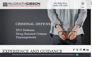 McGrath Gibson Law website
