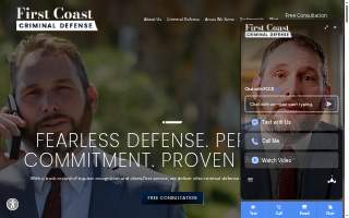 First Coast Criminal Defense website