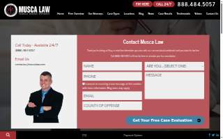 Musca Law of Jacksonville website
